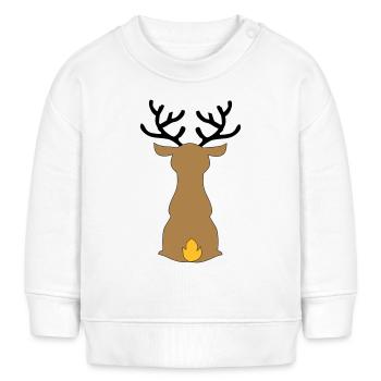 Weihnachten - Baby Organic Sweatshirt Baby Changer von Stanley/Stella - Weiß - Vorne