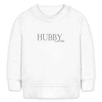 Dad est. 2025 / New Dad / Pregnant - Baby Sweatshirt by Stanley/Stella - white - Front
