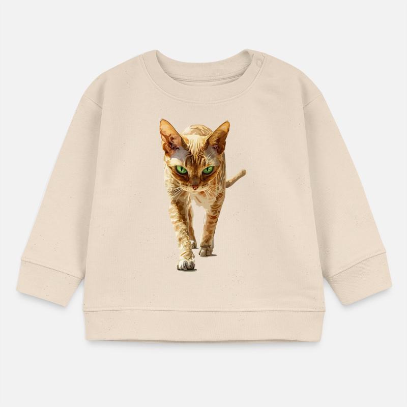 Devon Rex Baby Organic Sweatshirt Baby Changer von Stanley/Stella