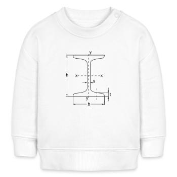 IPN - Baby Sweatshirt by Stanley/Stella - white - Front