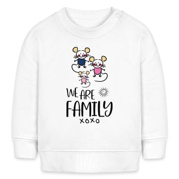 Familie - Baby Organic Sweatshirt Baby Changer von Stanley/Stella - Weiß - Vorne