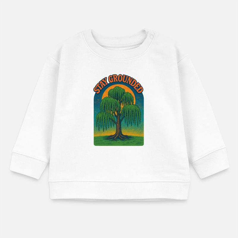 Reste cloué au sol Willow Sunset Sweat bébé bio Stanley/Stella