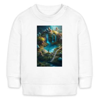 Joyful & cute miniature world - Baby Sweatshirt by Stanley/Stella - white - Front