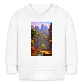 Forgotten dystopian world - Baby Sweatshirt by Stanley/Stella - white - Front