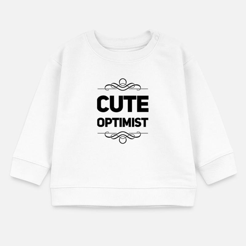 Optimiste mignon Sweat bébé bio Stanley/Stella