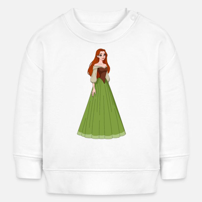 Amanda - Sweat bébé bio Stanley/Stella - blanc