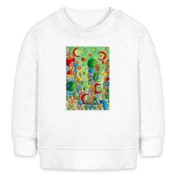 Ville flottante colorée - Sweat bébé bio Stanley/Stella - blanc - Devant