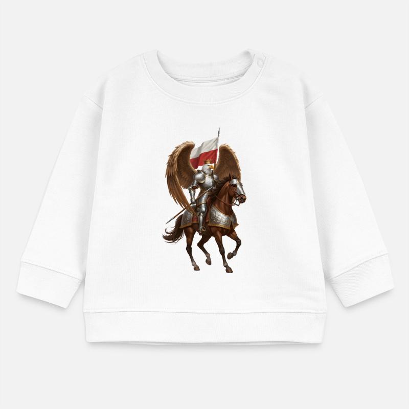 Polish Eagle Winged Hussar Rider Baby Sweatshirt by Stanley/Stella