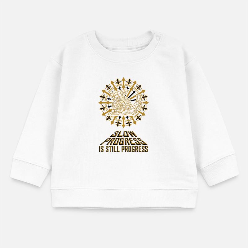 Escargot Fusée à Progrès Lent Sweat bébé bio Stanley/Stella