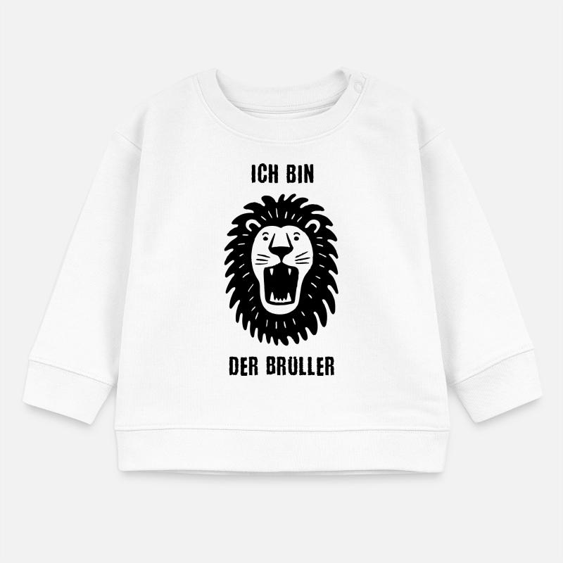 Ich bin der Brüller Baby Organic Sweatshirt Baby Changer von Stanley/Stella