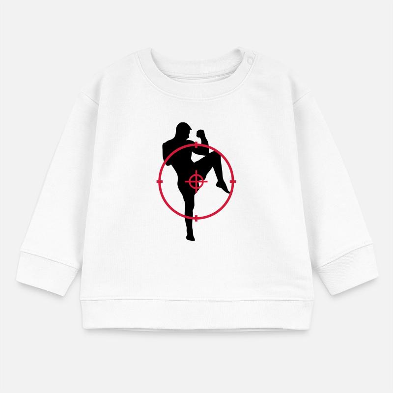 Kickboxen / Kickboxing / Kickboxer / Kick Boxing Baby Organic Sweatshirt Baby Changer von Stanley/Stella
