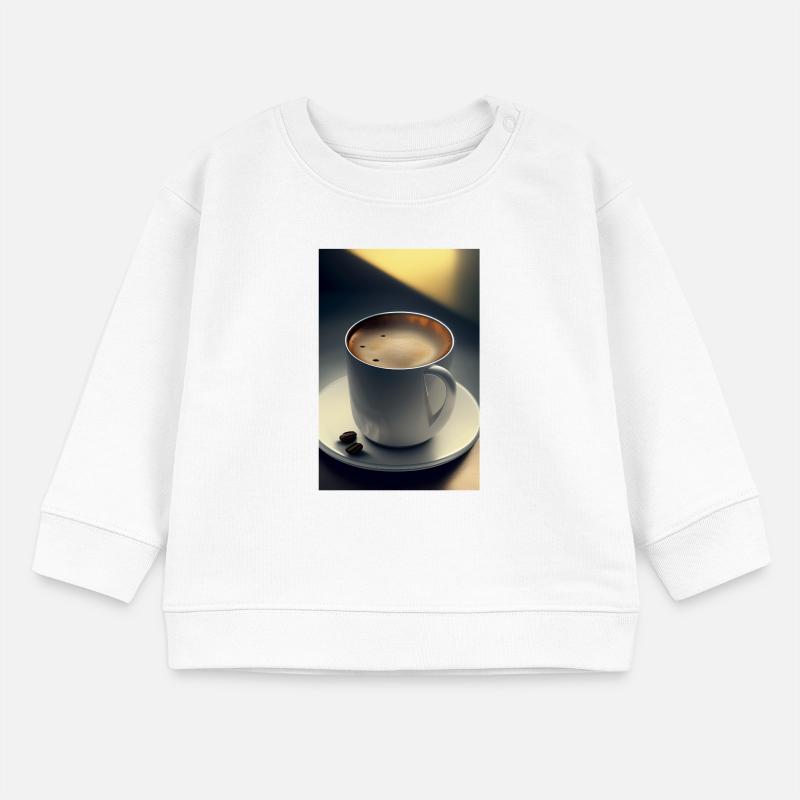 Kaffee, Kaffeebohnen Baby Organic Sweatshirt Baby Changer von Stanley/Stella