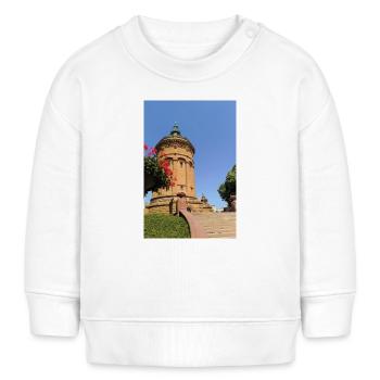 CHÂTEAU D’EAU DE MANNHEIM - Sweat bébé bio Stanley/Stella - blanc - Devant
