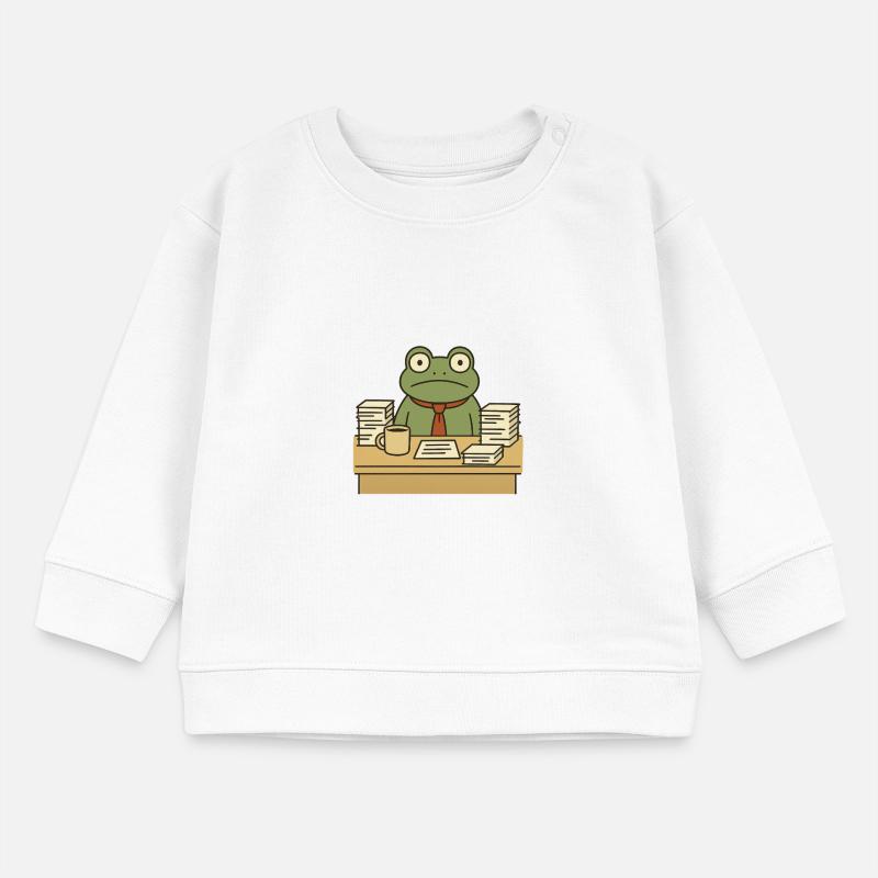 Business-Frosch Baby Organic Sweatshirt Baby Changer von Stanley/Stella