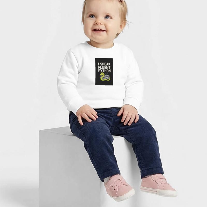 Serpent de codage Python Sweat bébé bio Stanley/Stella