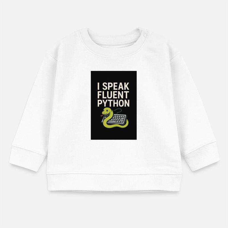 Serpent de codage Python Sweat bébé bio Stanley/Stella