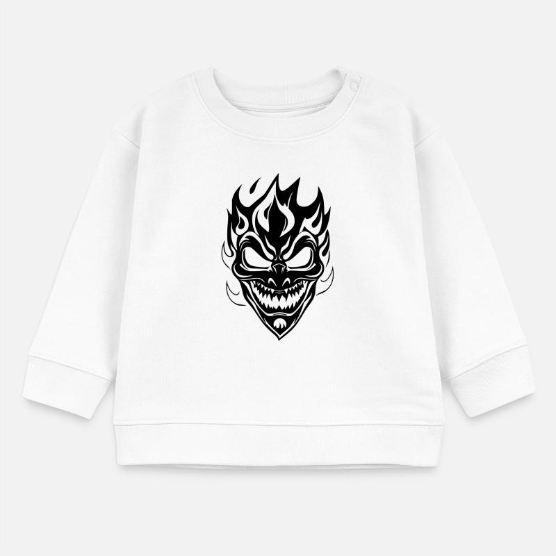 Conception de la silhouette de la lune céleste et de l’étoile Sweat bébé bio Stanley/Stella