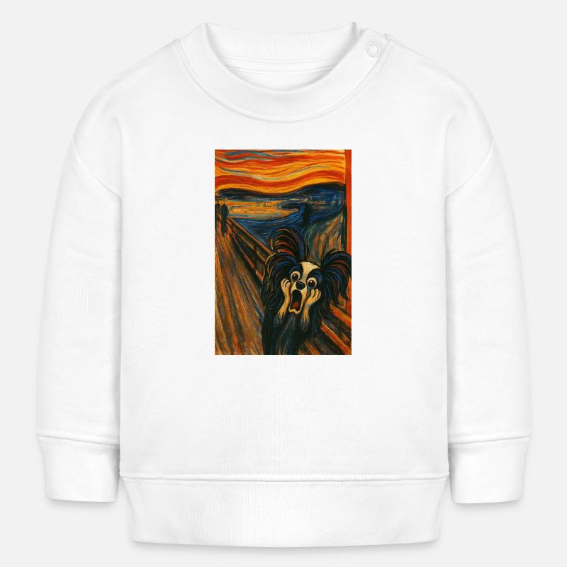 Le cri papillon Jesko - Sweat bébé bio Stanley/Stella - blanc