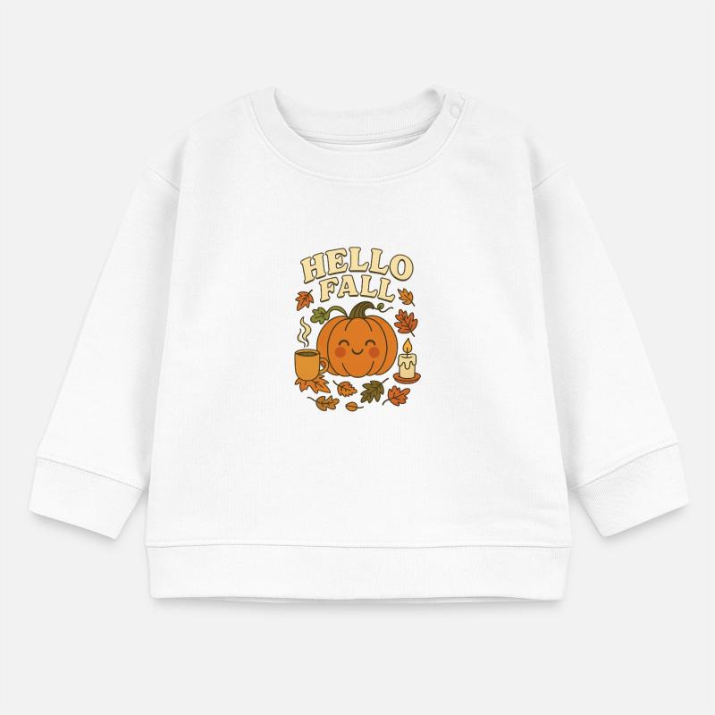 Cute_hello_fall Sweat bébé bio Stanley/Stella