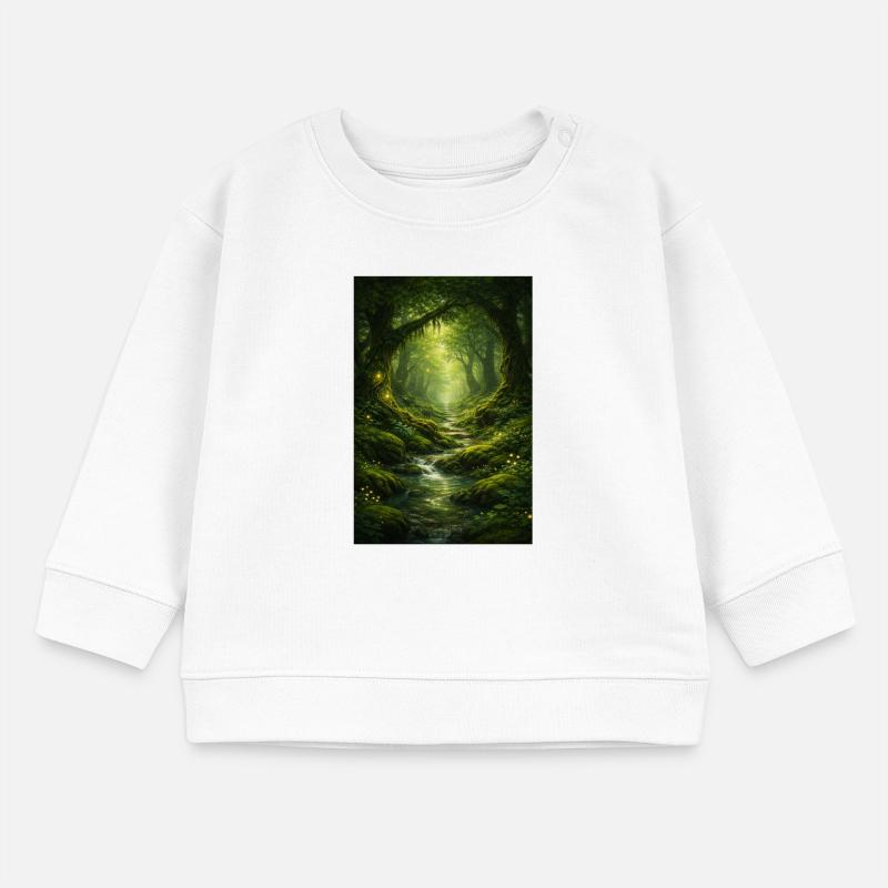 mystischer Wald Baby Organic Sweatshirt Baby Changer von Stanley/Stella