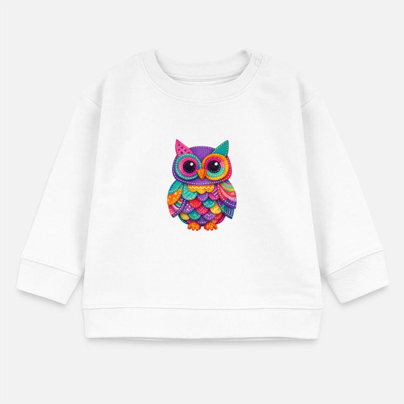 Patchwork Eulenzauber Baby Organic Sweatshirt Baby Changer von Stanley/Stella