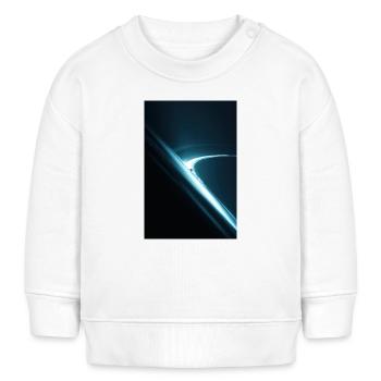 Lone Figure on Neon Orbital Rim - Baby Sweatshirt by Stanley/Stella - white - Front
