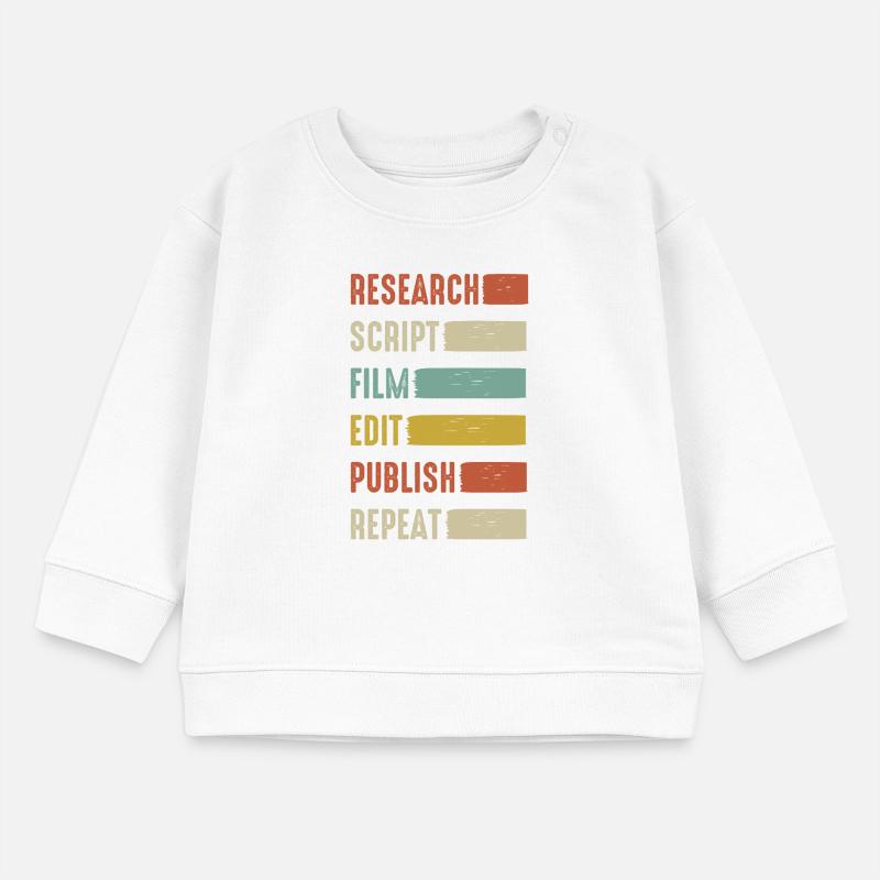 Video Editor Content Creator Vlogger Streamer  Baby Sweatshirt by Stanley/Stella