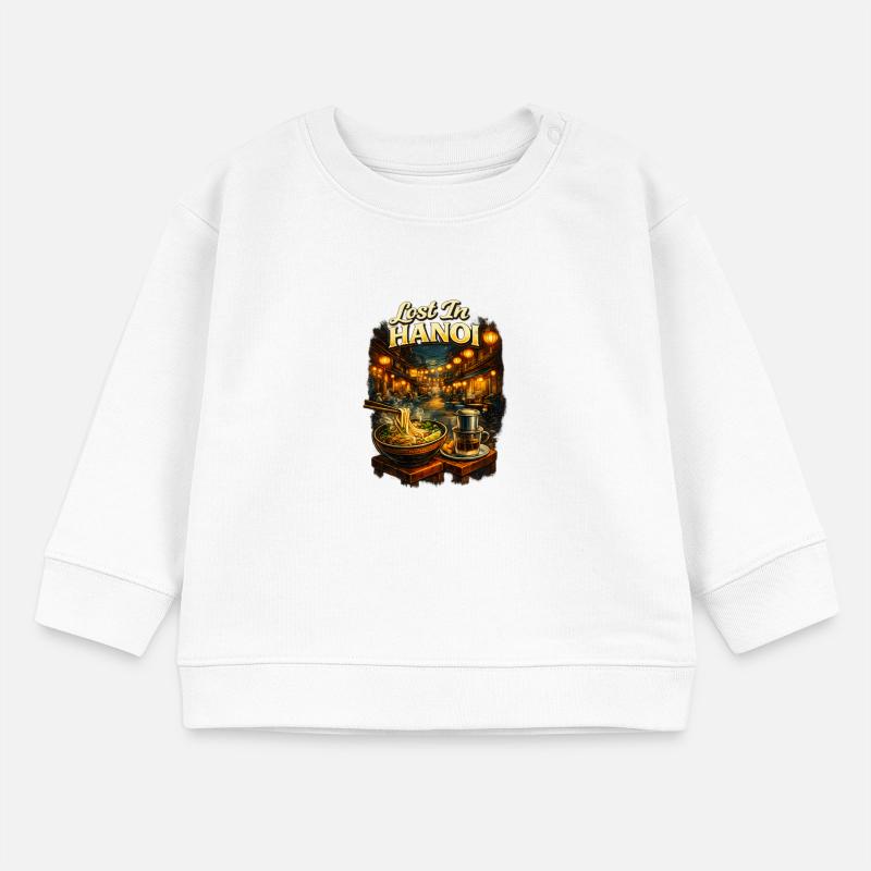 Perdu à Hanoï Sweat bébé bio Stanley/Stella
