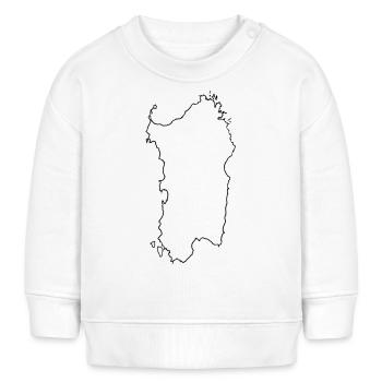Sardinien - Baby Organic Sweatshirt Baby Changer von Stanley/Stella - Weiß - Vorne