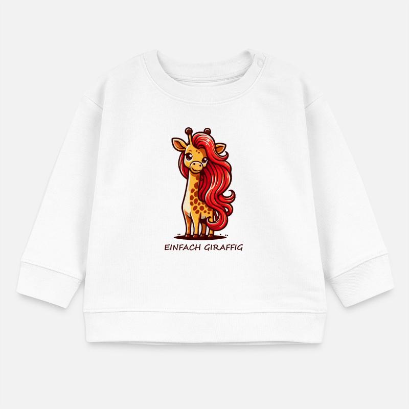 Tout simplement girafe Sweat bébé bio Stanley/Stella