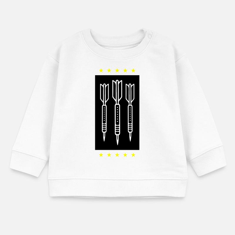 Icône de fléchettes d’équipe de fléchettes Sweat bébé bio Stanley/Stella
