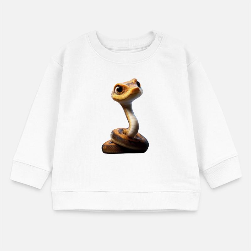 serpent, python, cobra, serpent à sonnettes, serpents Sweat bébé bio Stanley/Stella