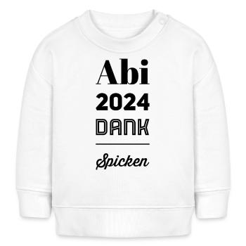 Abitur 2024 - Baby Organic Sweatshirt Baby Changer von Stanley/Stella - Weiß - Vorne