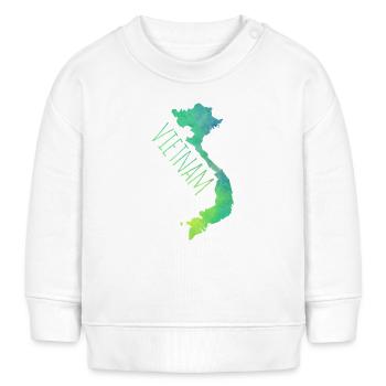 Vietnam - Baby Organic Sweatshirt Baby Changer von Stanley/Stella - Weiß - Vorne