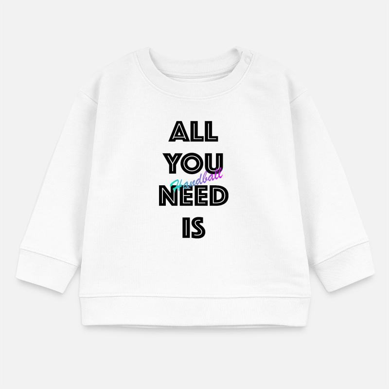 Handball Gradient Script Sweat bébé bio Stanley/Stella