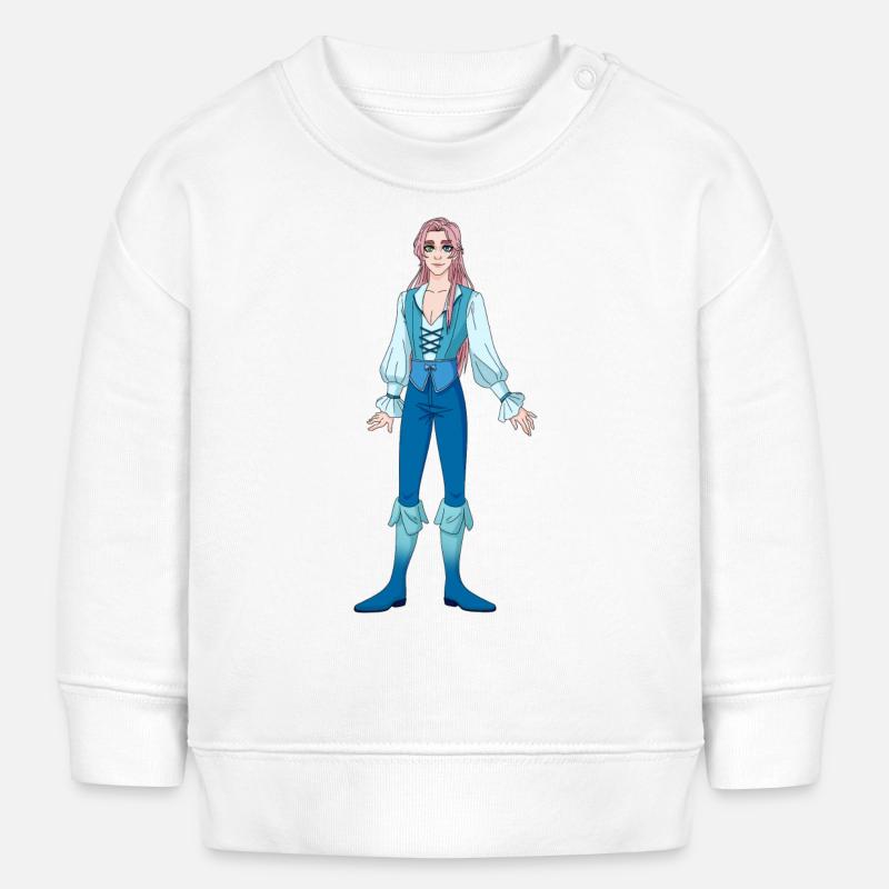 Calyce Human - Sweat bébé bio Stanley/Stella - blanc