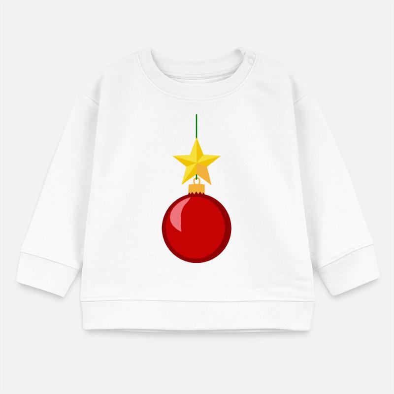 Décorations de sapin de Noël Sweat bébé bio Stanley/Stella