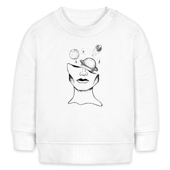 Cosmic Art Graphic - Baby Sweatshirt by Stanley/Stella - white - Front