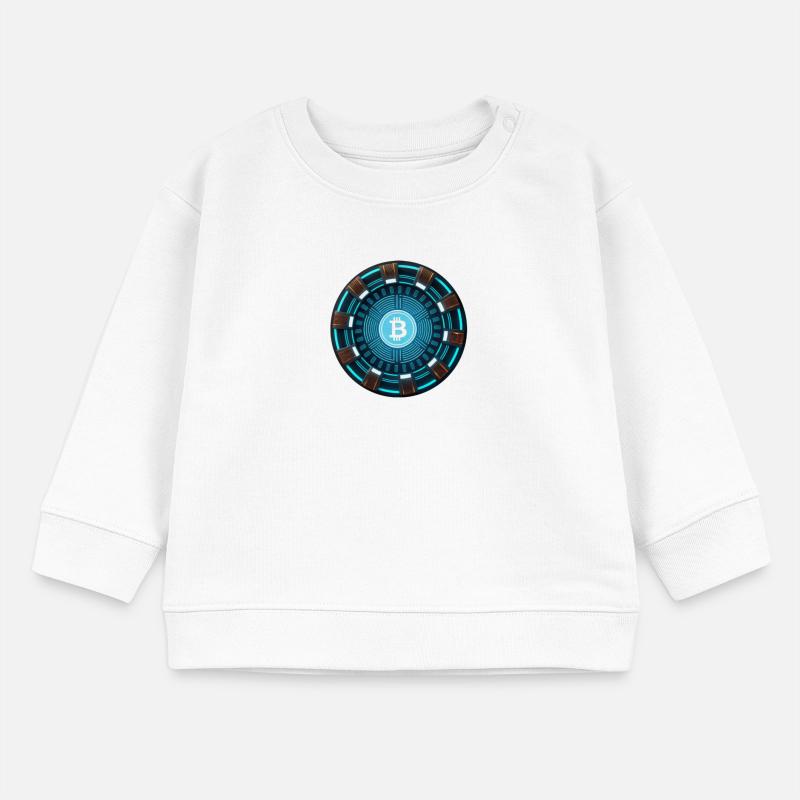 Réacteur Bitcoin Sweat bébé bio Stanley/Stella