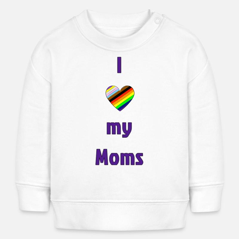J’aime mes mamans - Sweat bébé bio Stanley/Stella - blanc