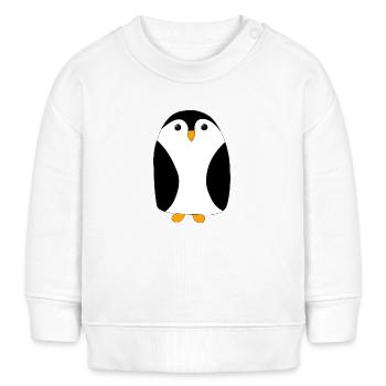 Cute little penguin - Baby Sweatshirt by Stanley/Stella - white - Front