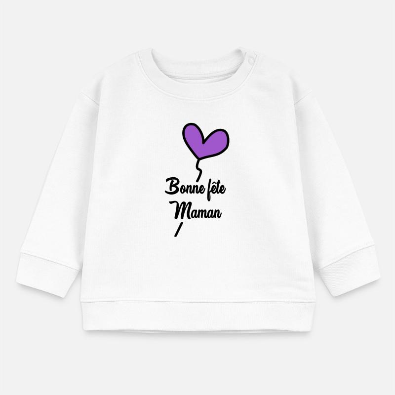 MAMA. MUTTERTAG. SCHÖNEN MUTTERTAG Baby Organic Sweatshirt Baby Changer von Stanley/Stella