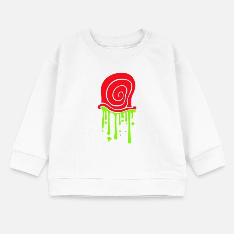 Snail shell, snail, slime, disgusting, slimy Baby Sweatshirt by Stanley/Stella