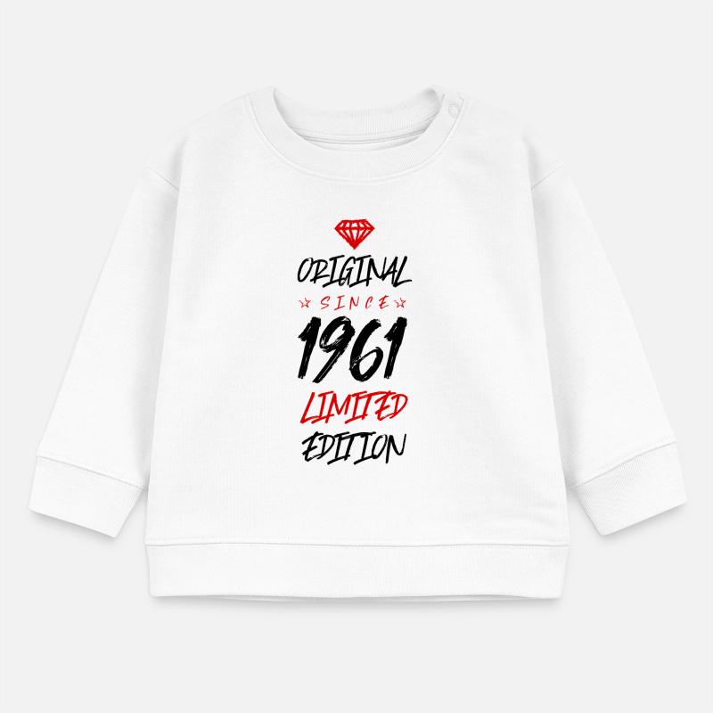 1961 limited edition Baby Organic Sweatshirt Baby Changer von Stanley/Stella
