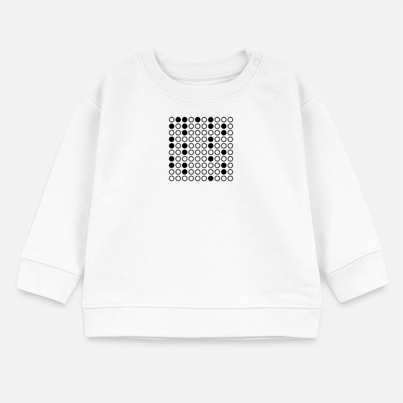 Nerdy Design "Primzahlen" bis 100 Baby Organic Sweatshirt Baby Changer von Stanley/Stella