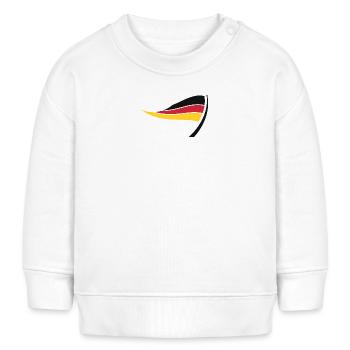 Flotte du drapeau allemand - Sweat bébé bio Stanley/Stella - blanc - Devant