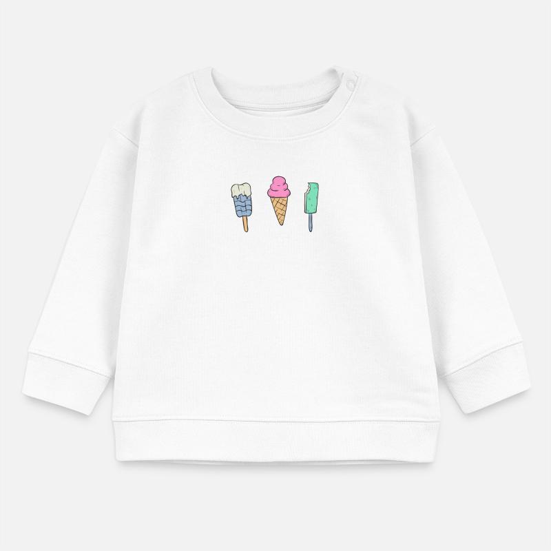 Süßes Eis Baby Organic Sweatshirt Baby Changer von Stanley/Stella