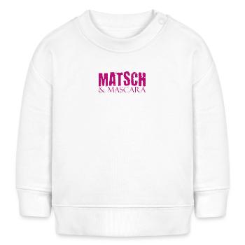 Muddy run shirt mud Matsch Laufshirt Team Mascara - Baby Organic Sweatshirt Baby Changer von Stanley/Stella - Weiß - Vorne