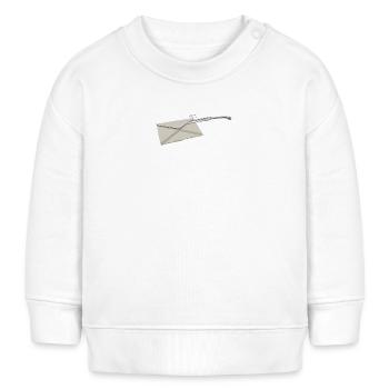 letter opener | Brieföffner - Baby Organic Sweatshirt Baby Changer von Stanley/Stella - Weiß - Vorne