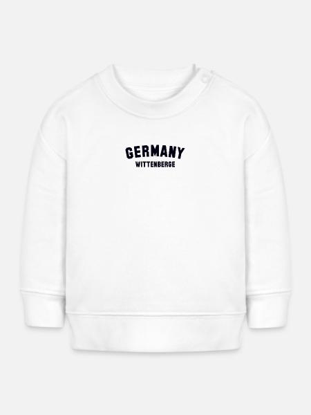 WITTENBERGE Germany - Baby Organic Sweatshirt Baby Changer von Stanley/Stella - Weiß